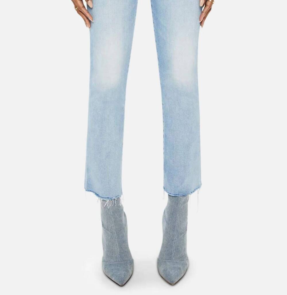 NEW MOTHER hustler ankle fray jean in one last trip